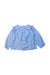 A Blue Long Sleeve Tops from Jacadi in size 3T for girl. (Front View)