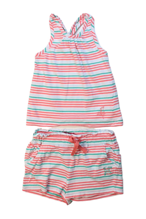 A Multicolour Shorts Sets from La Compagnie des Petits in size 3T for girl. (Front View)