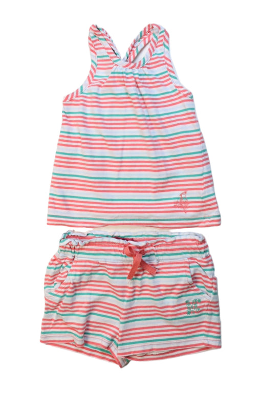 A Multicolour Shorts Sets from La Compagnie des Petits in size 3T for girl. (Front View)
