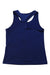 A Blue Sleeveless T Shirts from Prince in size 8Y for girl. (Back View)