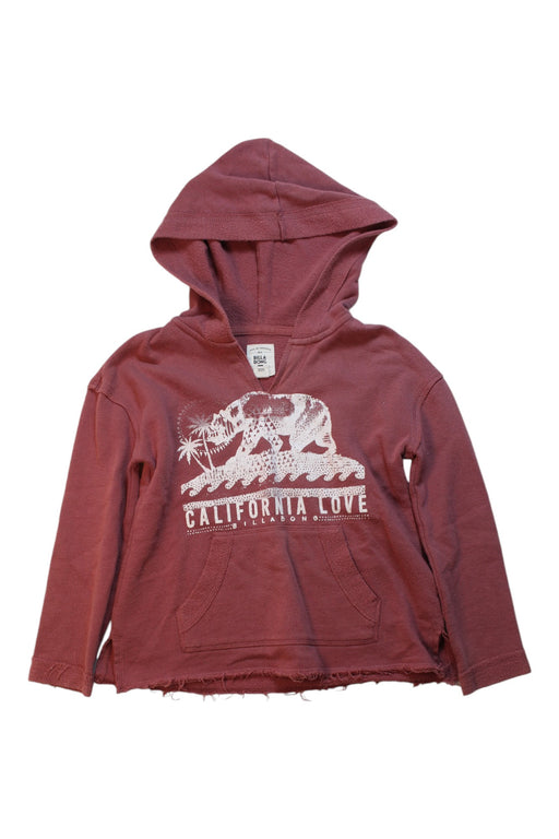 A Pink Hooded Sweatshirts from Billabong in size 8Y for boy. (Front View)