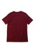 A Red Short Sleeve T Shirts from Adidas in size 14Y for boy. (Back View)