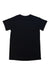 A Black Short Sleeve T Shirts from Adidas in size 14Y for boy. (Back View)