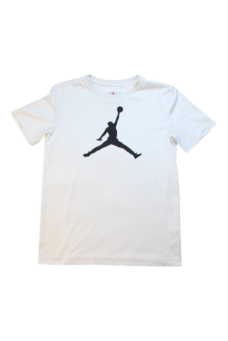 A White Short Sleeve T Shirts from Air Jordan in size 14Y for boy. (Front View)