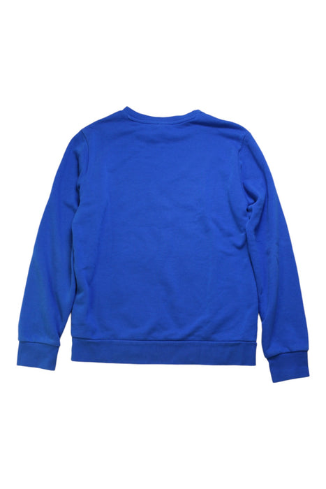 A Blue Crewneck Sweatshirts from Adidas in size 13Y for boy. (Back View)