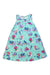 A Blue Sleeveless Dresses from Hatley in size 5T for girl. (Front View)