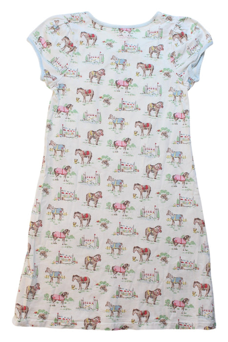 A White Short Sleeve Dresses from Cath Kidston in size 3T for girl. (Back View)