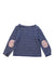 A Blue Long Sleeve T Shirts from Boden in size 18-24M for girl. (Back View)