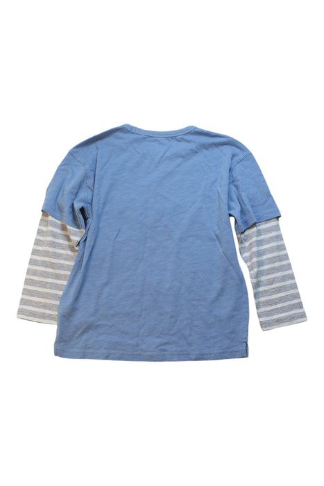 A Blue Long Sleeve T Shirts from Boden in size 6T for boy. (Back View)