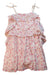 A Pink Sleeveless Dresses from Velveteen in size 6T for girl. (Back View)