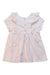 A Pink Short Sleeve Dresses from Purebaby in size 4T for girl. (Back View)