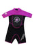 A Black Wetsuits from Watersports in size 4T for girl. (Back View)