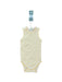 A Yellow Sleeveless Bodysuits from Nature Baby in size 6-12M for neutral. (Front View)