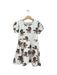 A Beige Short Sleeve Dresses from Mini Rodini in size 6T for girl. (Front View)