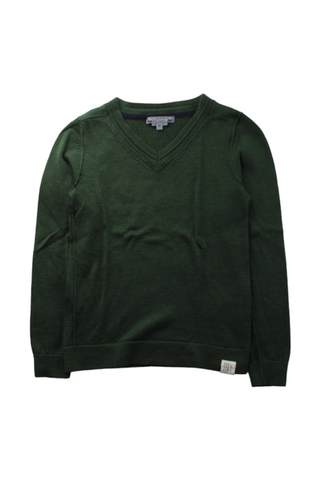 A Green Crewneck Sweatshirts from Bonpoint in size 8Y for boy. (Front View)