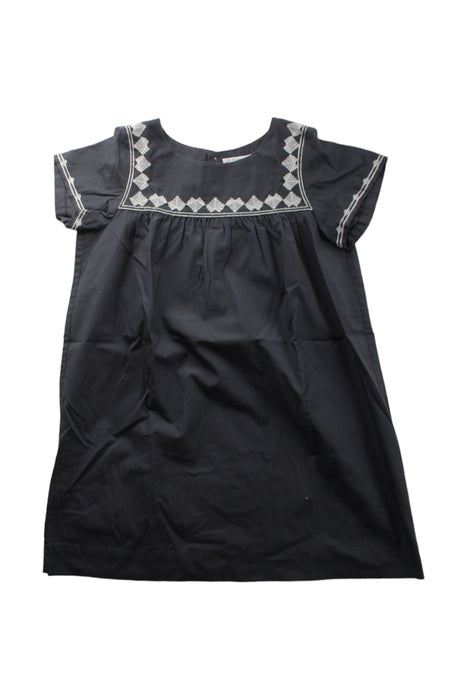 A Black Short Sleeve Dresses from Bonpoint in size 8Y for girl. (Front View)