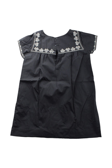 A Black Short Sleeve Dresses from Bonpoint in size 8Y for girl. (Back View)