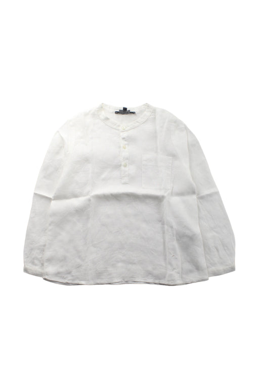 A White Long Sleeve Tops from Bonpoint in size 6T for boy. (Front View)