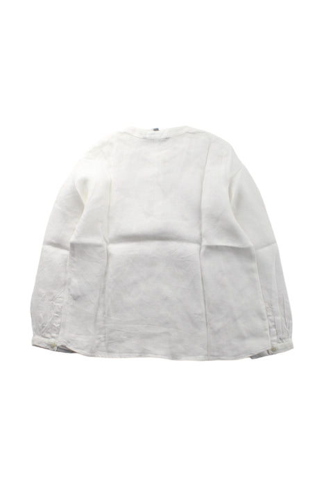 A White Long Sleeve Tops from Bonpoint in size 6T for boy. (Back View)