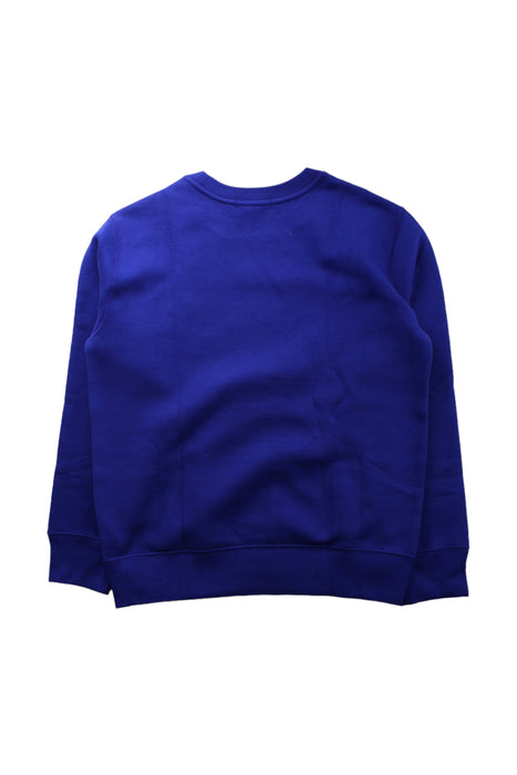 A Blue Crewneck Sweatshirts from Polo Ralph Lauren in size 10Y for boy. (Back View)