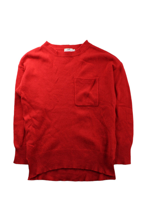 A Red Knit Sweaters from Cyrillus in size 12Y for boy. (Front View)