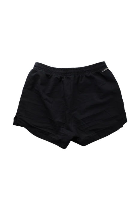 A Black Shorts from Adidas in size 12Y for girl. (Back View)