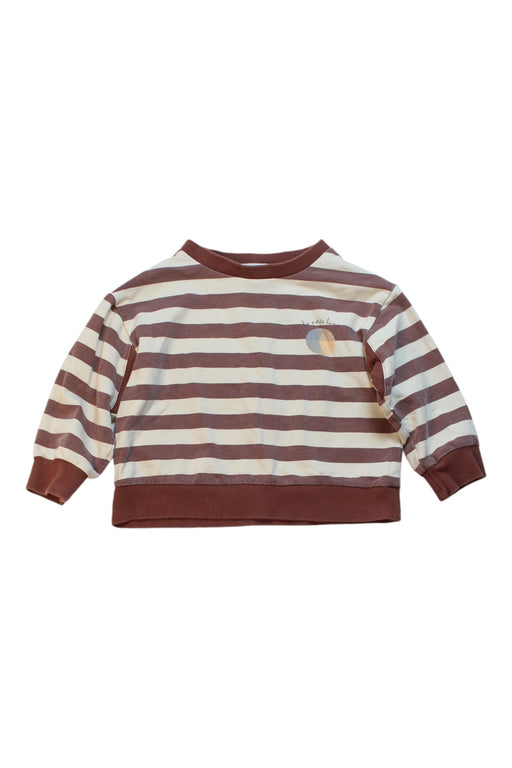 A Brown Crewneck Sweatshirts from Konges Sløjd in size 2T for boy. (Front View)