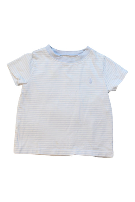 A Blue Short Sleeve T Shirts from Ralph Lauren in size 18-24M for neutral. (Front View)