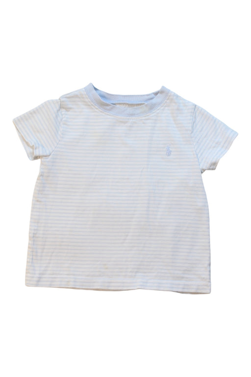 A Blue Short Sleeve T Shirts from Ralph Lauren in size 18-24M for neutral. (Front View)