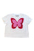 A White Short Sleeve T Shirts from Simonetta in size 6T for girl. (Front View)