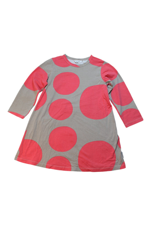 A Grey Long Sleeve Dresses from Marimekko in size 3T for girl. (Front View)