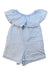 A Blue Sleeveless Rompers from The Bonnie Mob in size 4T for girl. (Back View)
