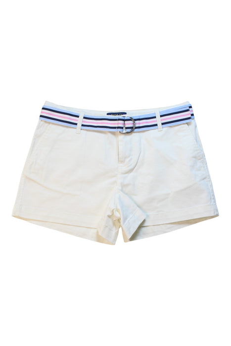 A White Shorts from Polo Ralph Lauren in size 10Y for girl. (Front View)