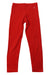 A Red Leggings from Petit Bateau in size 4T for girl. (Front View)