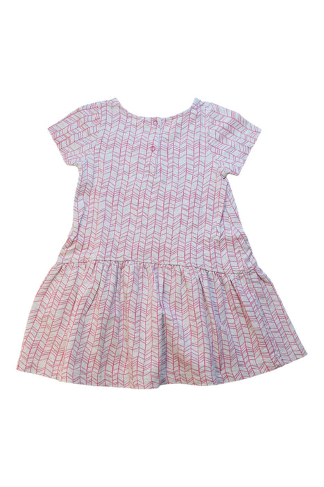 A Pink Short Sleeve Dresses from The Bonnie Mob in size 2T for girl. (Back View)