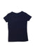 A Navy Short Sleeve T Shirts from Seed in size 6T for girl. (Back View)