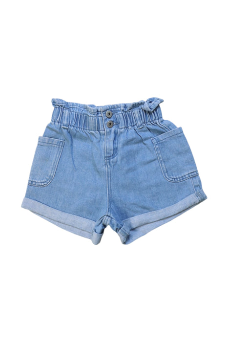 A Blue Shorts from Seed in size 6T for girl. (Front View)