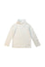 A White Long Sleeve Tops from Petit Bateau in size 4T for girl. (Front View)