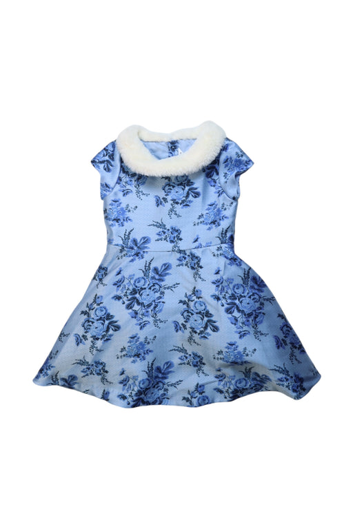 A Multicolour Short Sleeve Dresses from Janie & Jack in size 4T for girl. (Front View)