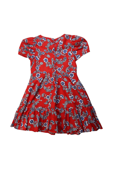 A Multicolour Short Sleeve Dresses from Janie & Jack in size 5T for girl. (Back View)