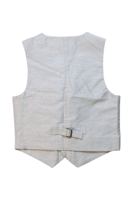 A Grey Suit Vests from Janie & Jack in size 6T for neutral. (Back View)