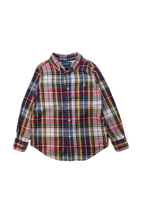 A Multicolour Long Sleeve Shirts from Ralph Lauren in size 5T for boy. (Front View)