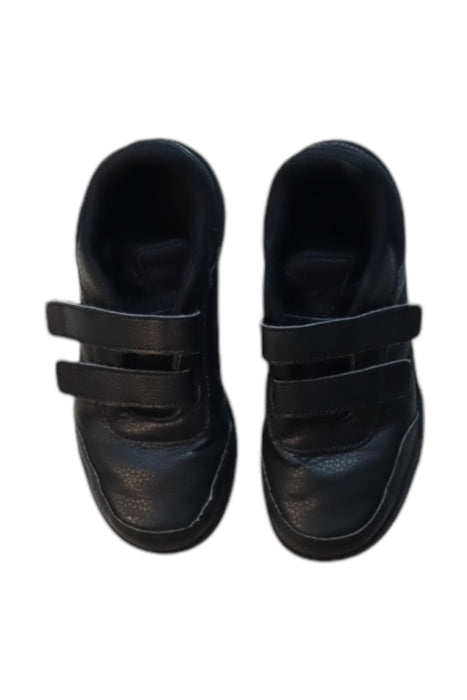 A Black Sneakers from Adidas in size 7Y for boy. (Back View)