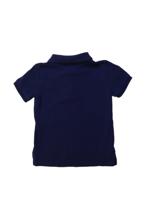 A Navy Short Sleeve Polos from Ralph Lauren in size 12-18M for boy. (Back View)