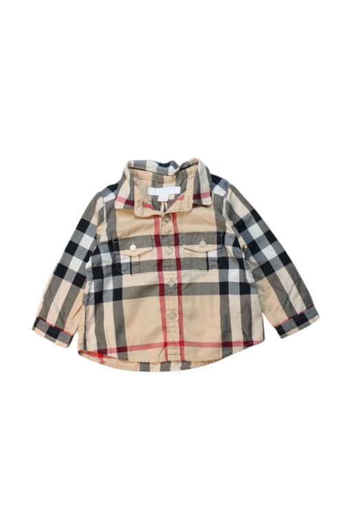 A Multicolour Long Sleeve Shirts from Burberry in size 3-6M for boy. (Front View)