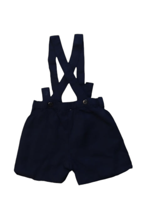 A Black Overall Shorts from Kidiwi in size 3-6M for neutral. (Back View)