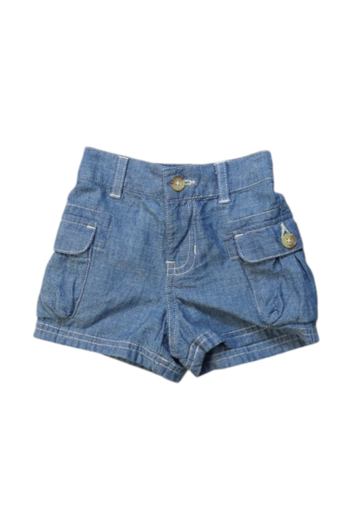 A Blue Shorts from Ralph Lauren in size 0-3M for girl. (Front View)