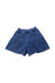 A Blue Shorts from Comme Ca Ism in size 4T for girl. (Front View)