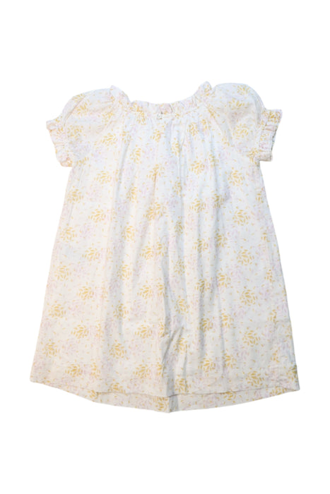 A White Short Sleeve Dresses from Bonpoint in size 4T for girl. (Back View)