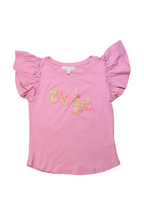 A Pink Short Sleeve Tops from Angel's Face in size 5T for girl. (Front View)